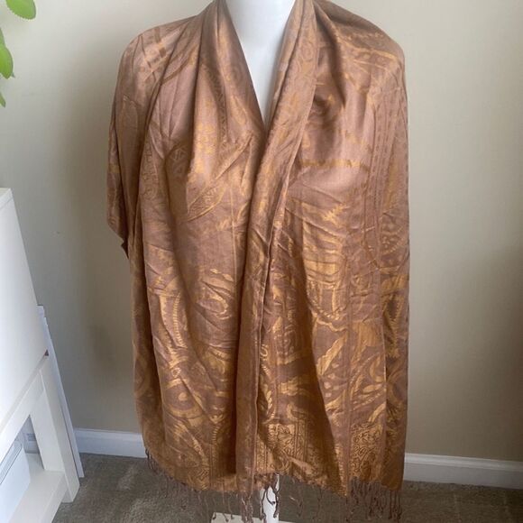 Pashmina Paisley Wrap/Scarf   - Picture 1 of 4